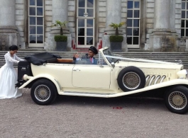 Convertible Beauford for weddings in Wembley